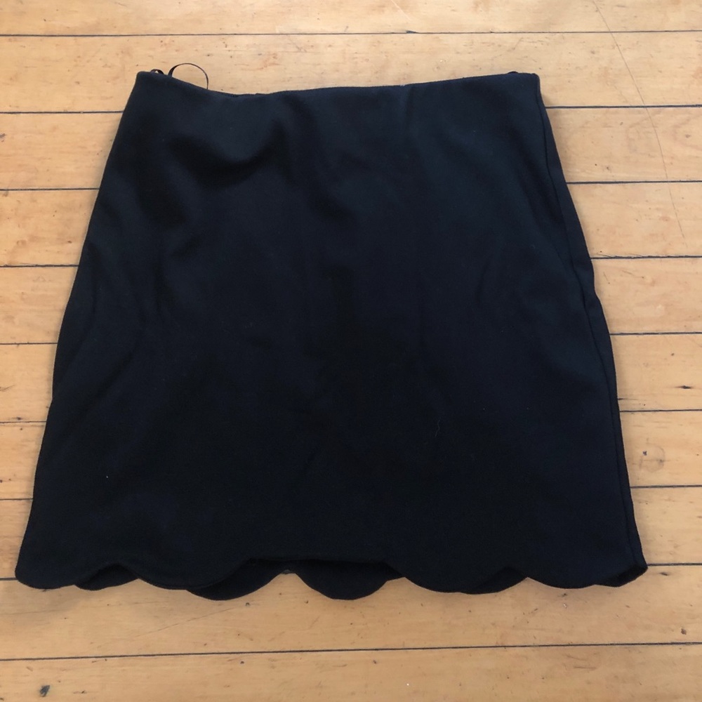 Topshop black pencil skirt